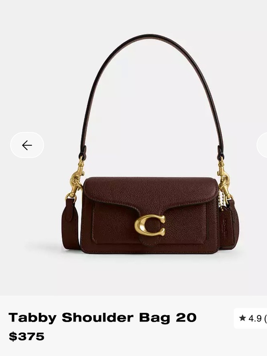 Coach Handbags - Coach Tabby Shoulder Bag 20 in Brown with Gold Hardware New with dust bag